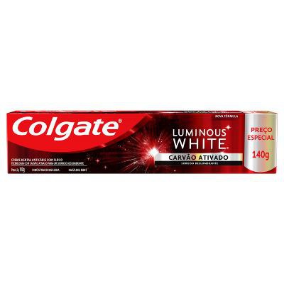 Creme Dental Colgate Luminous White Carvão 140g